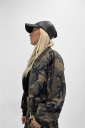 giacchino camouflage crop con zip  rebel